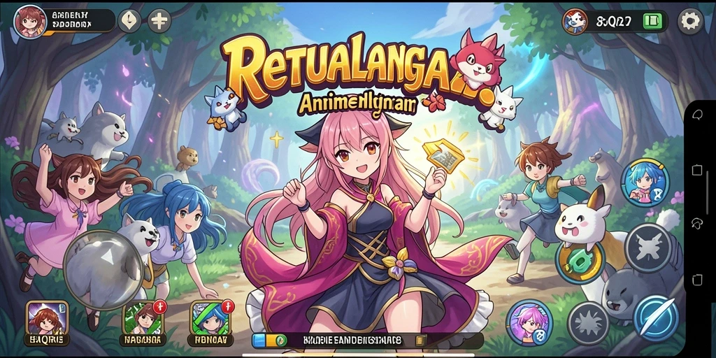 Tampilan dinamis dari gameplay 8QR yang memukau.