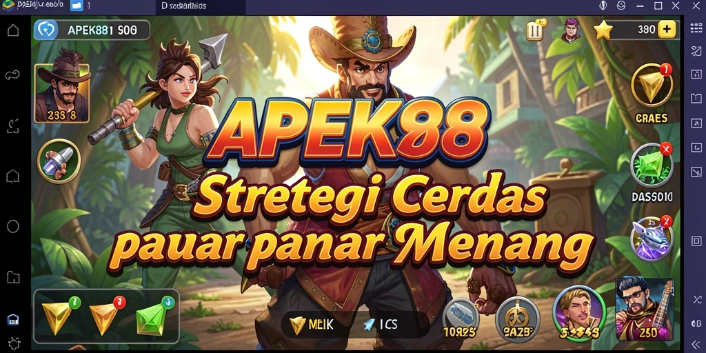 Tampilan gameplay APEK88 yang menegangkan dan strategis.