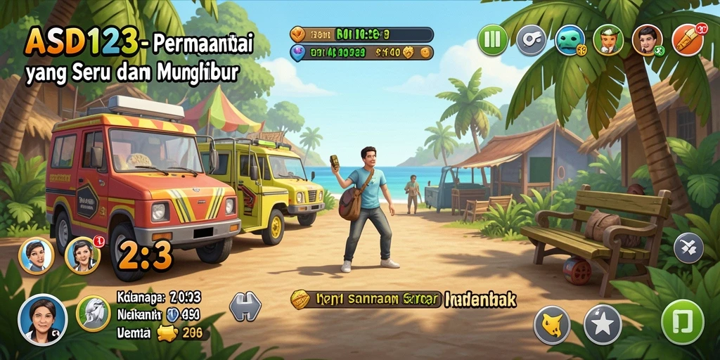 Screenshot utama <strong>ASD123</strong> menampilkan gameplay yang seru dan penuh warna.