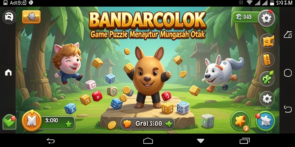 Tampilan gameplay seru dan menantang di BANDARCOLOK.