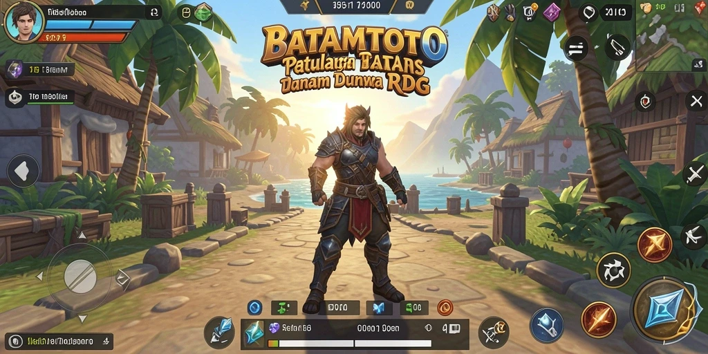 Tangkapan layar utama menampilkan pertempuran seru dalam BATAMTOTO.