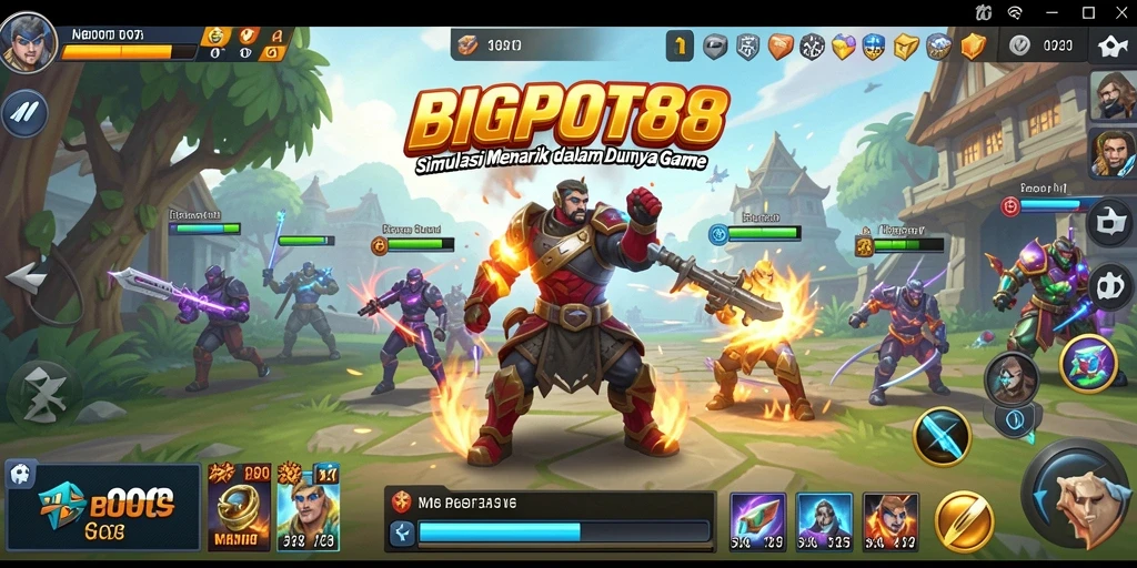 Tampilan gameplay menarik dari BIGPOT88 yang memikat dan seru.