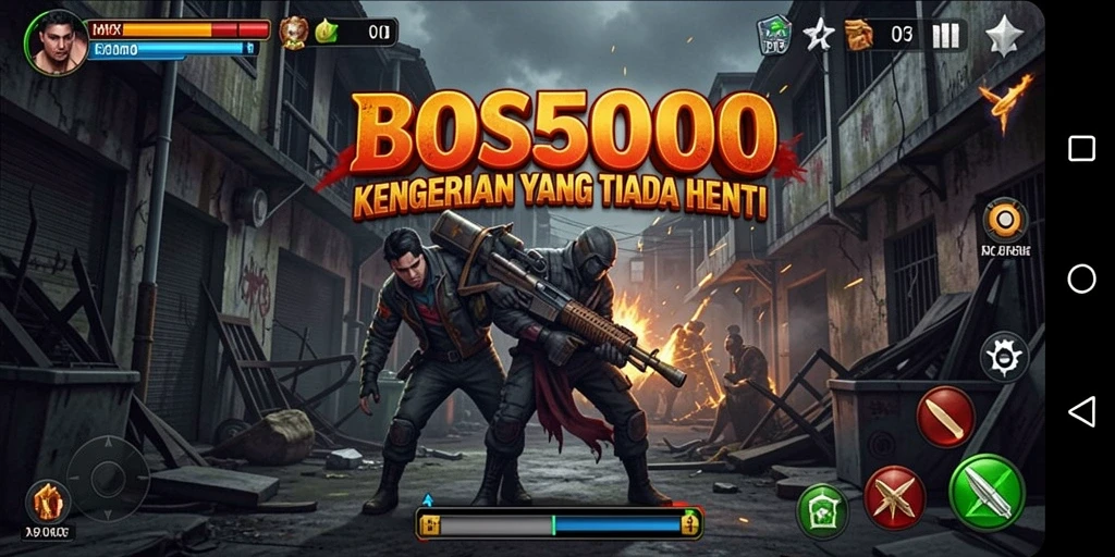 Gameplay menegangkan dari BOS5000 yang menakutkan.