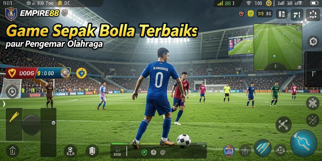 Tampilan gameplay <strong>EMPIRE88</strong> yang menarik saat pertandingan sepak bola.