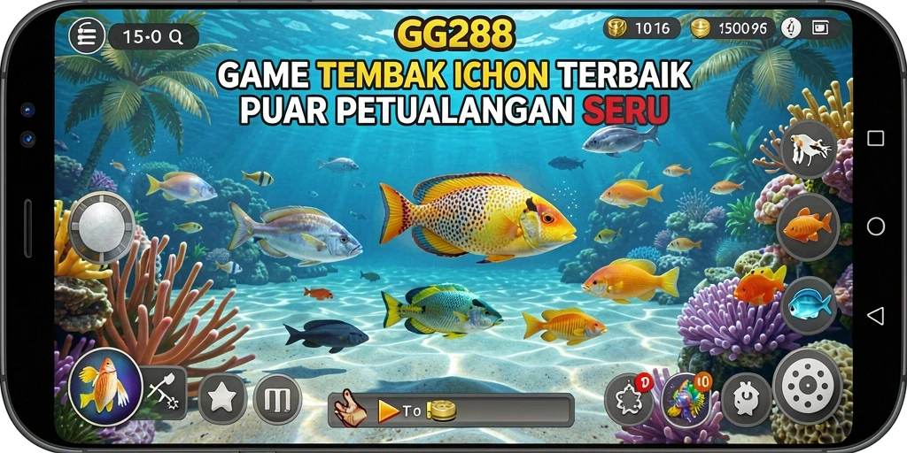 Tampilan gameplay seru dari aplikasi GG288 Tembak Ikan.
