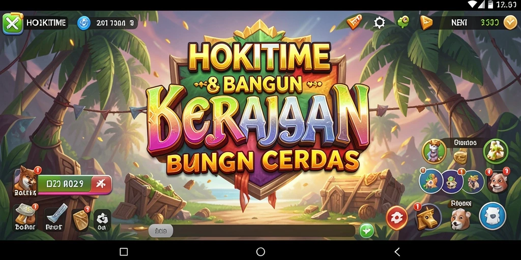 Tangkapan layar HOKITIME menampilkan gameplay menarik dan lingkungan bisnis yang dinamis.