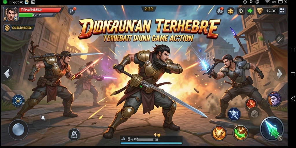 Screenshot IDNSCORE menampilkan aksi gameplay yang mendebarkan.