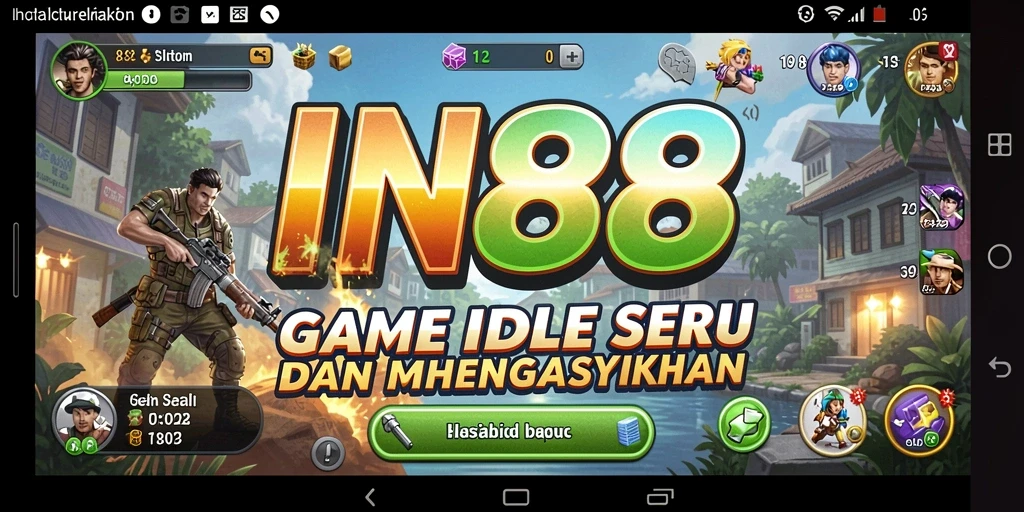 Screenshot IN88 menunjukkan gameplay menarik dan karakter yang unik.