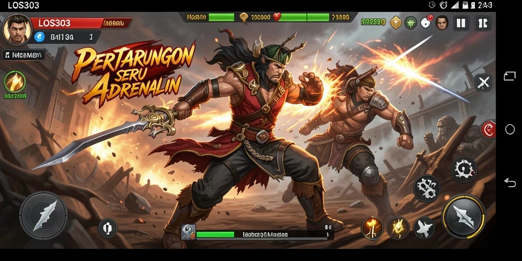 Tampilan gameplay LOS303 yang mendebarkan dalam pertarungan Fighting.