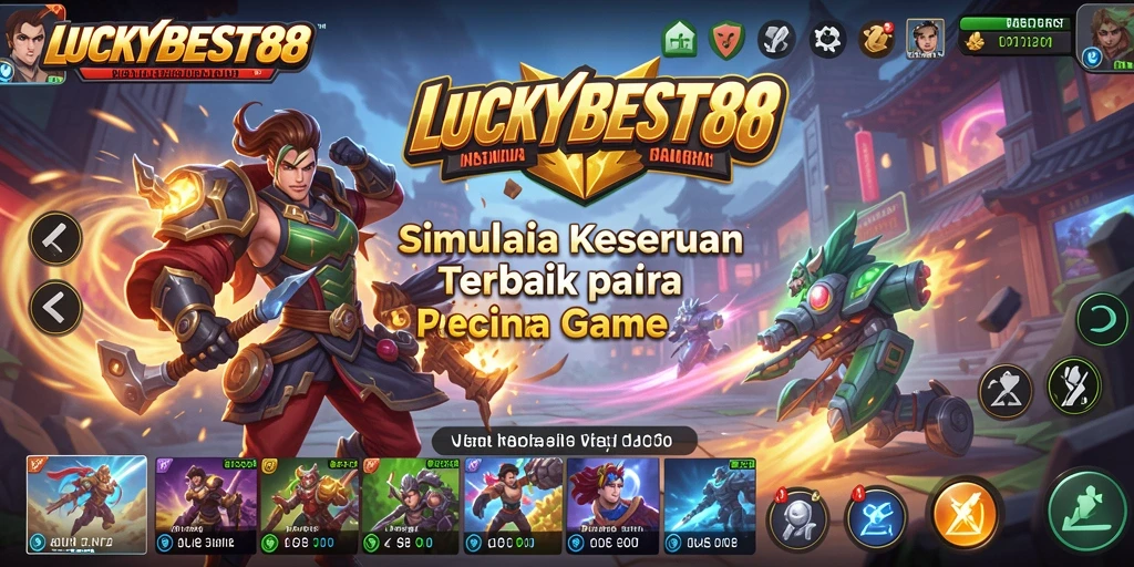 Tampilan gameplay LUCKYBEST88 yang mengasyikkan dan interaktif.