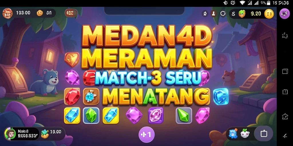 Tampilan gameplay seru dan menantang di MEDAN4D.