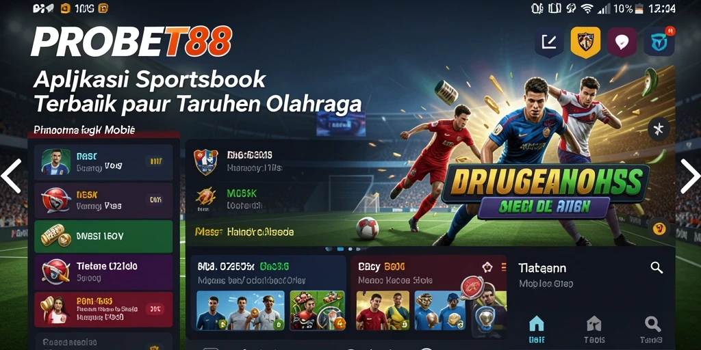 Tampilan menarik dari aplikasi PROBET88 dengan berbagai pilihan taruhan.