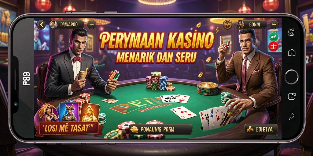 Tampilan menakjubkan dari gameplay Kasino di PT89.