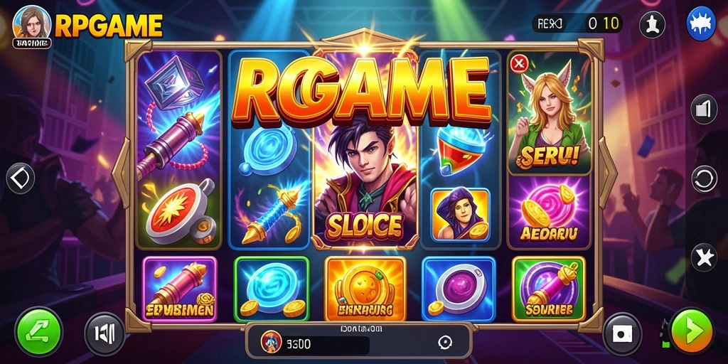 Tampilan gameplay Slot RPGAME yang menegangkan dan interaktif.