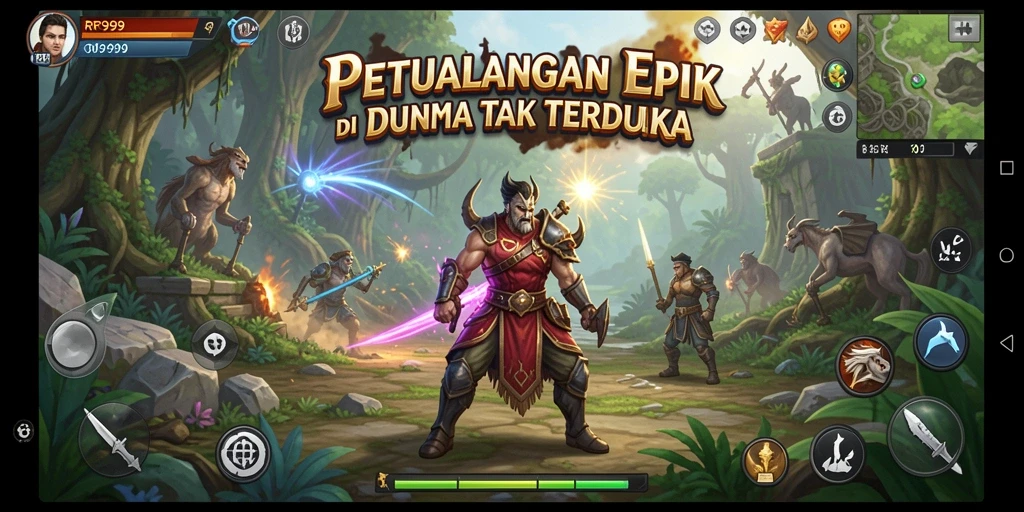 Tampilan screenshot game RR999 yang menampilkan aksi seru dalam petualangan.